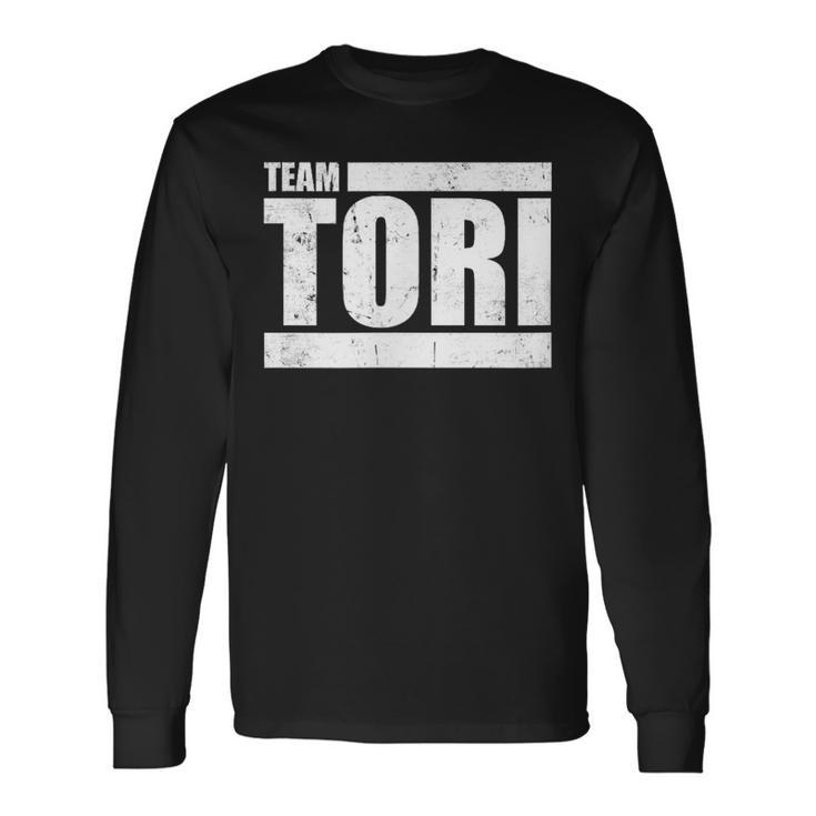 The Tori Challenge Team Tori Distressed Long Sleeve T-Shirt
