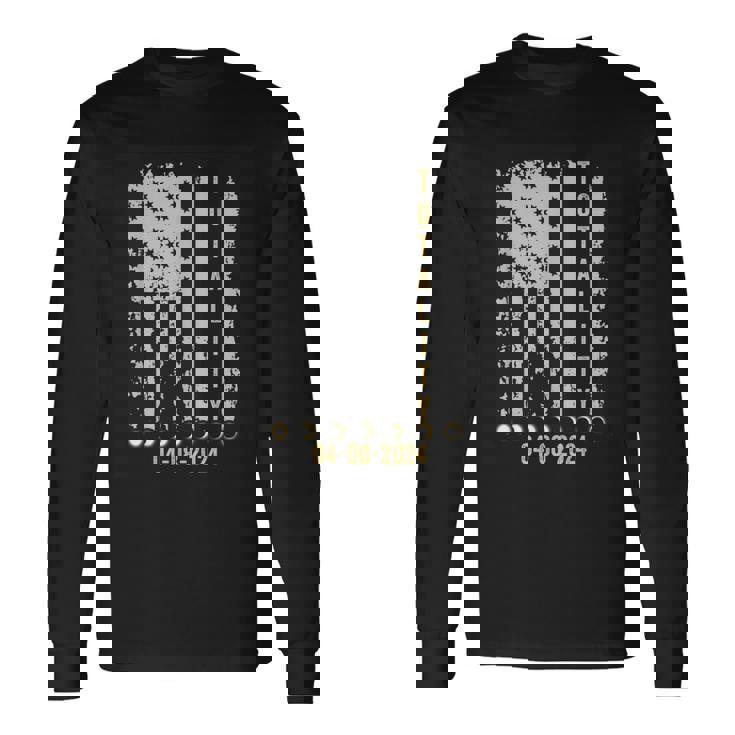 Total Solar Eclipse 2024 Solar Eclipse 2024 Long Sleeve T-Shirt