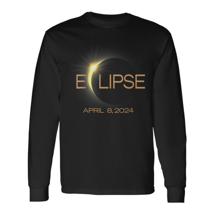Total Solareclipse 2024 America Long Sleeve T-Shirt Gifts ideas