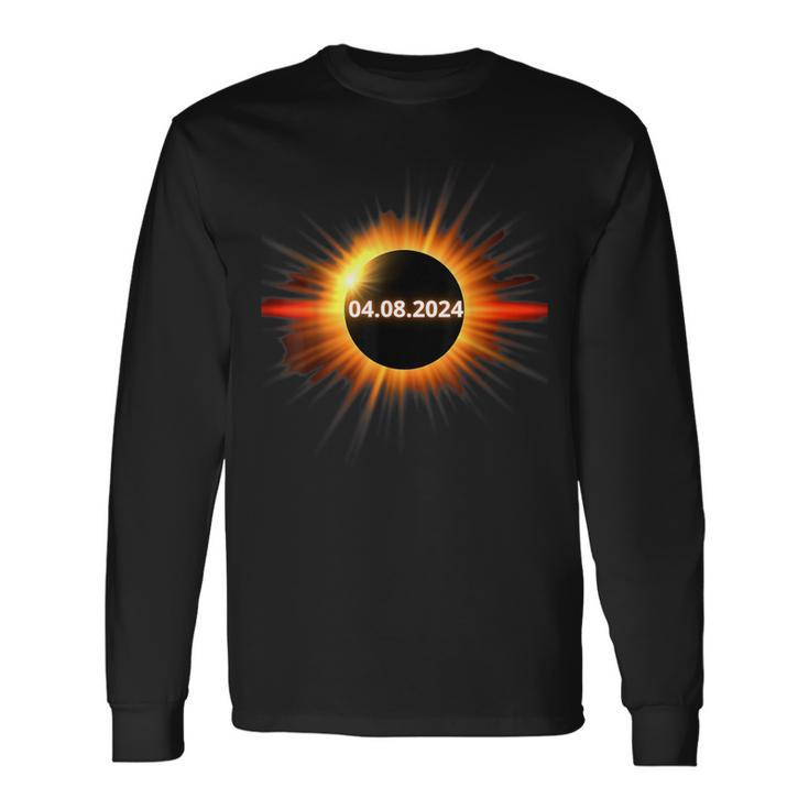Totality Eclipse 2024 Long Sleeve T-Shirt