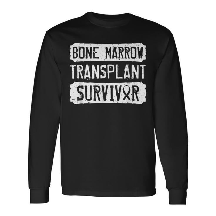 Transplant Survivor Bone Marrow Donator Organ Donor Long Sleeve T-Shirt