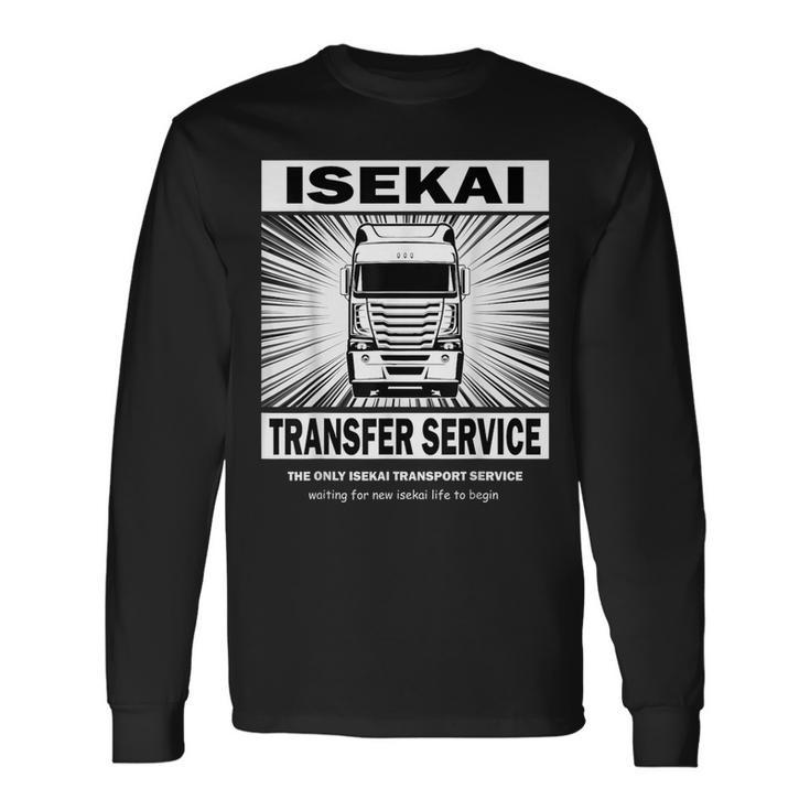 Truck-Kun Isekai Transfer Isekai Japanese Anime Long Sleeve T-Shirt