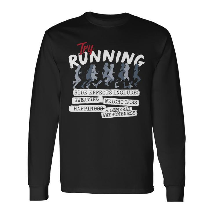 Try Running Running Long Sleeve T-Shirt