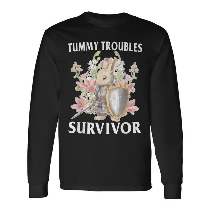 Tummy Troubles Survivor Apparel Long Sleeve T-Shirt