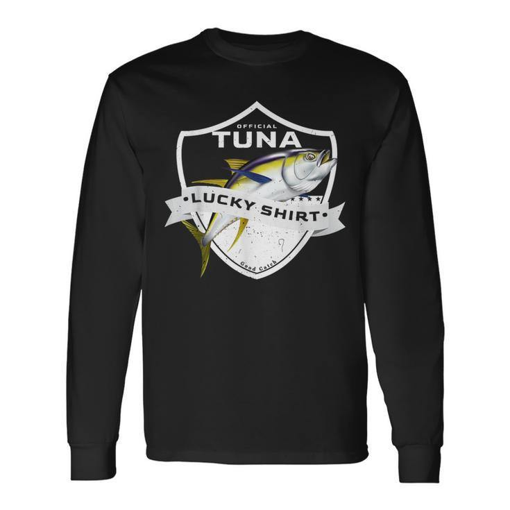 Tuna Lucky Accessories To Yellowfin Tuna Fishing Long Sleeve T-Shirt