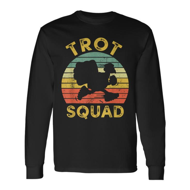 Turkey Trot Squad Thanksgiving Running Family Matching Long Sleeve T-Shirt