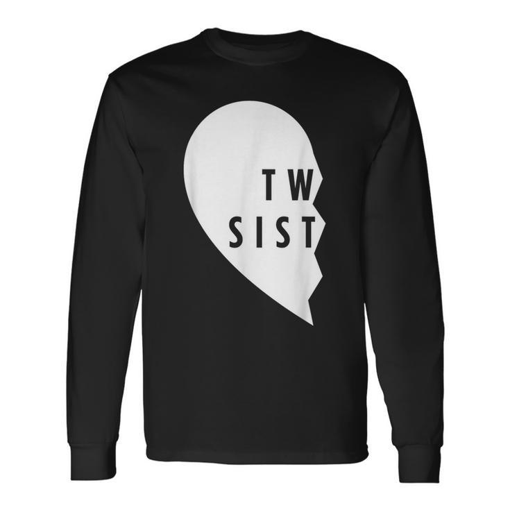 Twin Sisters Heart Half Matching Set 1 Of 2 Long Sleeve T-Shirt