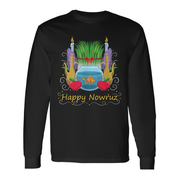 Unique Persian New Year Happy Norooz Festival Happy Nowruz Long Sleeve T-Shirt Gifts ideas
