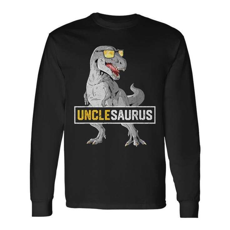 UnlcesaurusRex Birthday Dinosaur Unlce Family Matching Long Sleeve T-Shirt Gifts ideas