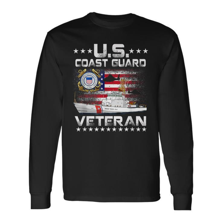 Us Coast Guard Veteran Vet Uscg Vintage Long Sleeve T-Shirt