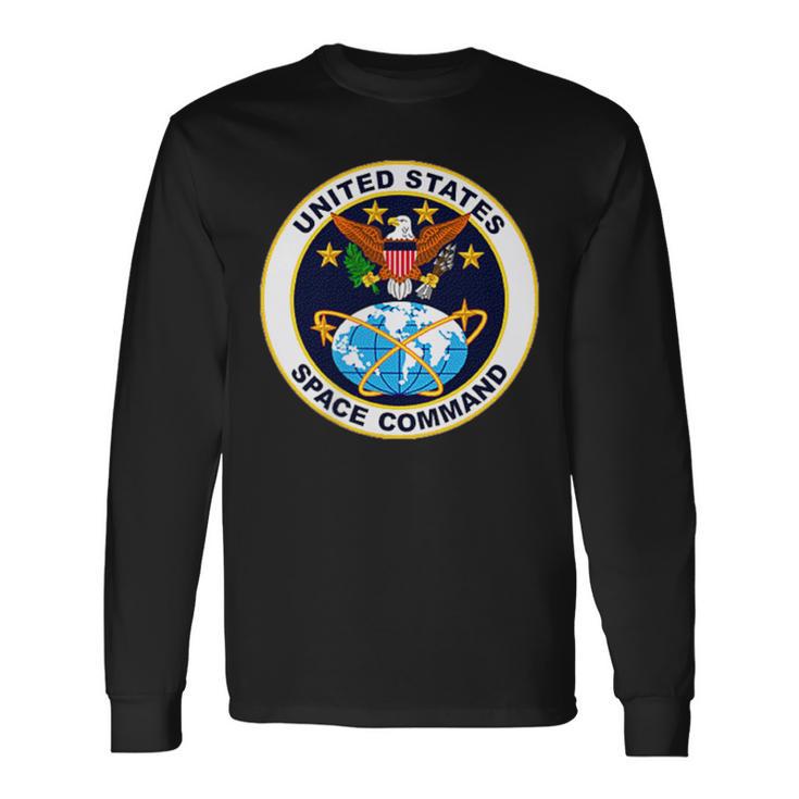 Us Space Command Military Satellite Control Warfare Long Sleeve T-Shirt