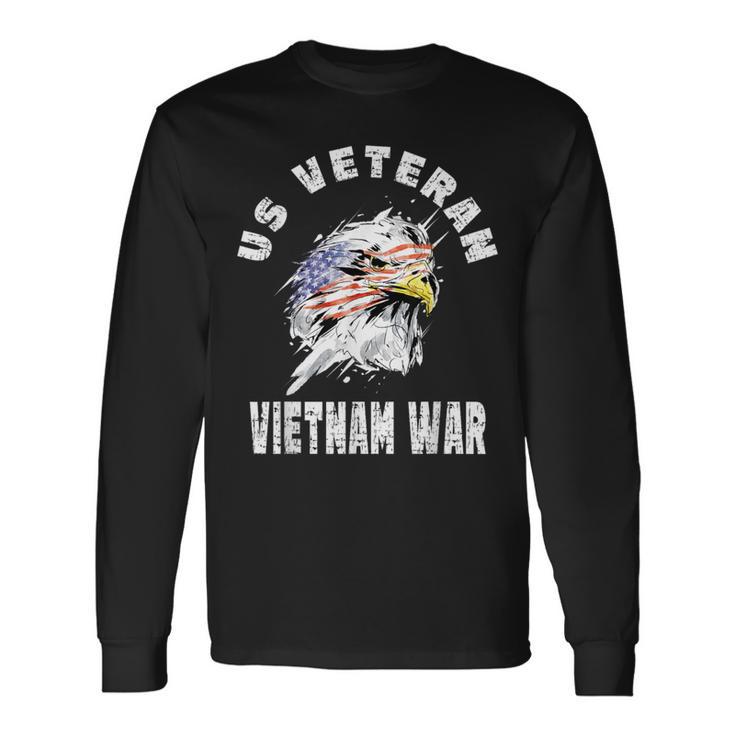 Us Veteran Vietnam War Military War Campaign Long Sleeve T-Shirt