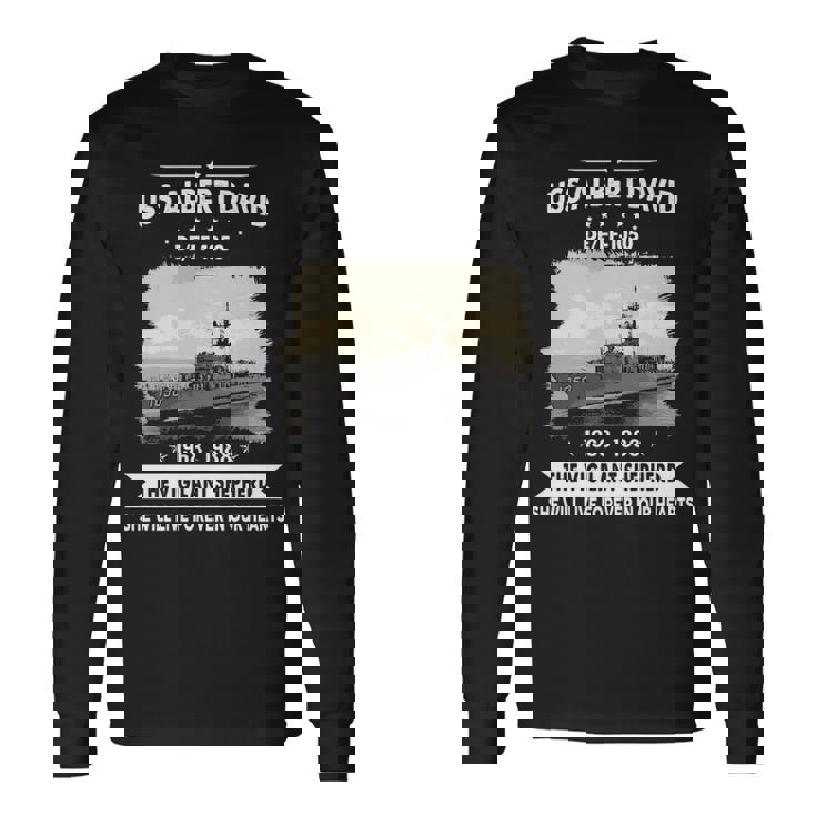 Uss Albert David Ff 1050 De Long Sleeve T-Shirt