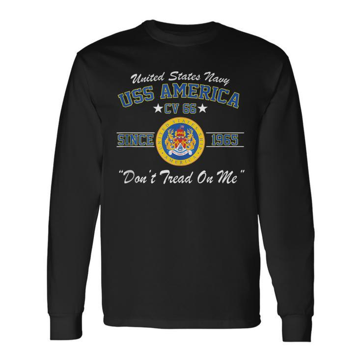 Uss America Cv66 Long Sleeve T-Shirt Gifts ideas