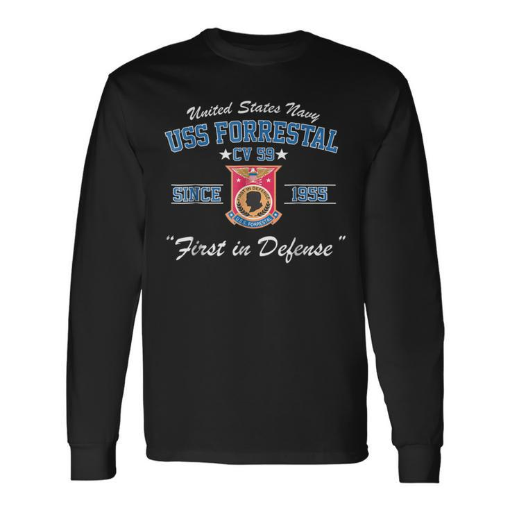 Uss Forrestal Cv59 Long Sleeve T-Shirt