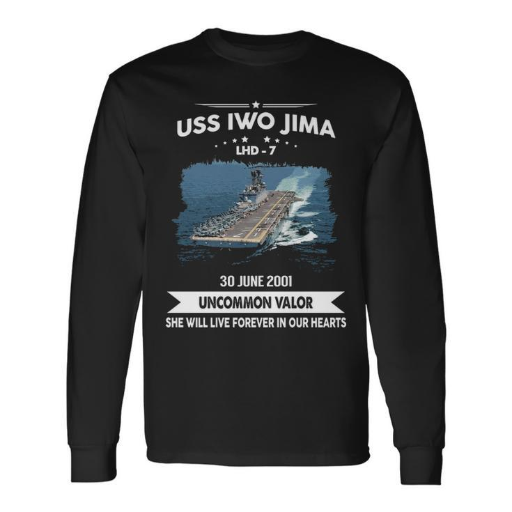 Uss Iwo Jima Lhd Long Sleeve T-Shirt