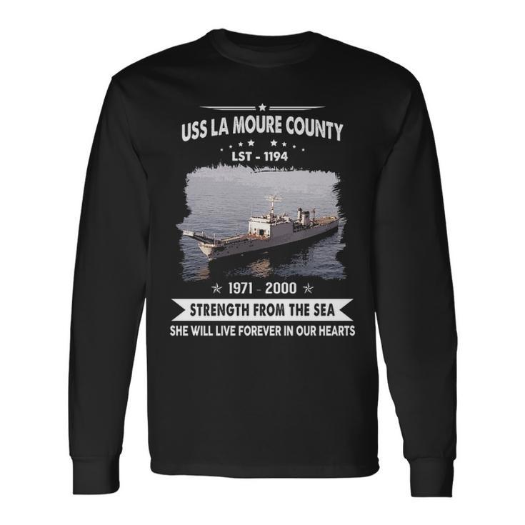 Uss La Moure County Lst Long Sleeve T-Shirt