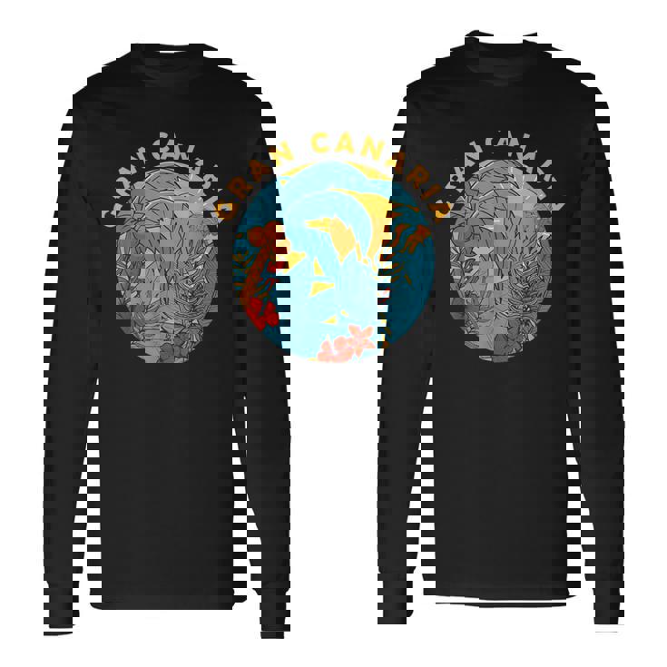 Vacaciones Españolas Deerano Islas Canarias Gran Canaria Camiseta de manga larga