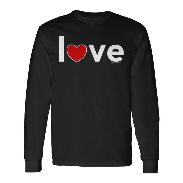 Valentines Day For Him Her Love Decorations Heart Long Sleeve T-Shirt