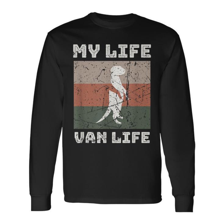 Van Life Clothing Retro Vintage Van Dwellers Vanlife Nomads Long Sleeve T-Shirt