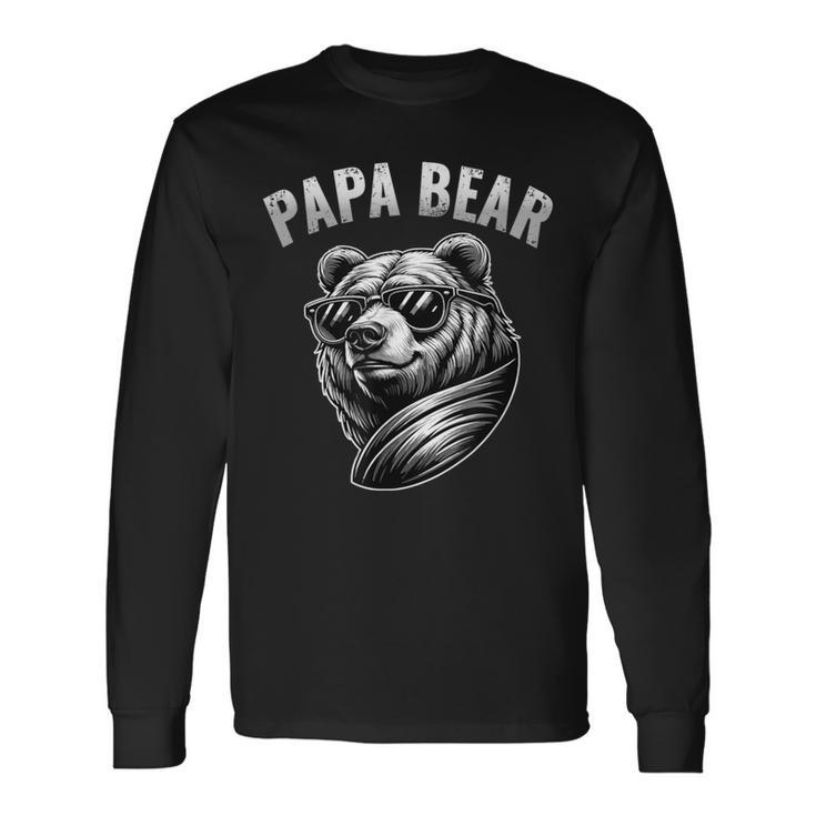 Vatertag Papa Bär Outfit Langarmshirts Geschenkideen