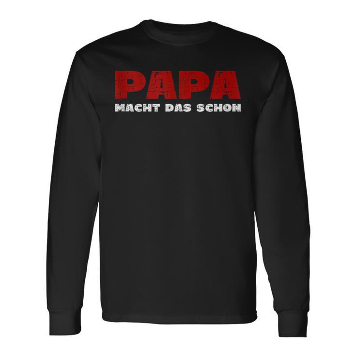 Vatertagatertags Geschenk Papa Opa Lustig Für Herren Langarmshirts Geschenkideen