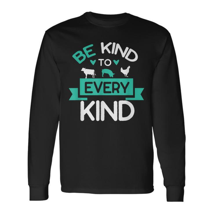 Vegan Animals Are Friends Animal Rights Equality Kind Long Sleeve T-Shirt Gifts ideas