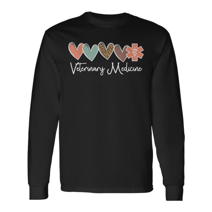 Veterinary Medicine Veterinarian Vet Tech Long Sleeve T-Shirt