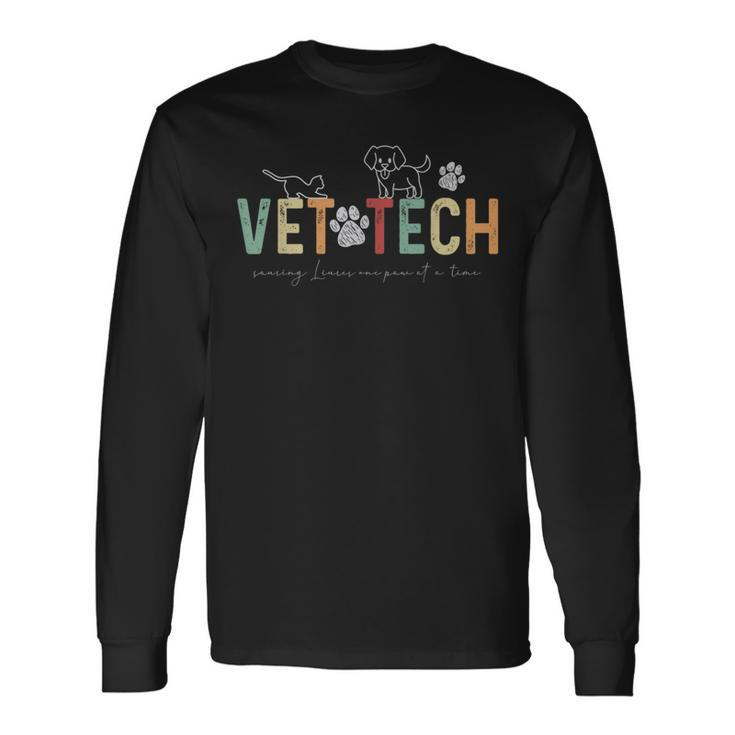 Veterinary Technician Vet Tech Veterinarian Technician Long Sleeve T-Shirt