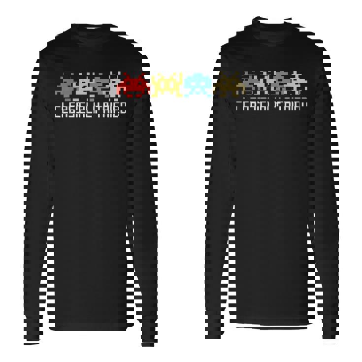 Videojuegosintage Retro Gaming Arcade 80S Camiseta de manga larga
