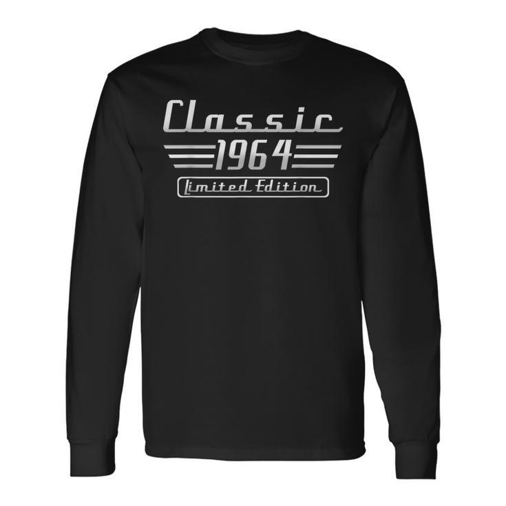 Vintage 1964 Classic Car 60Th Birthday 60 Year Old Long Sleeve T-Shirt