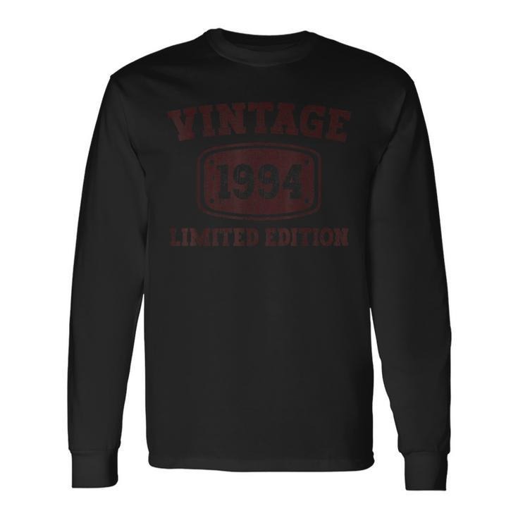 Vintage 1994 30 Year Old 30Th Birthday For Women Long Sleeve T-Shirt