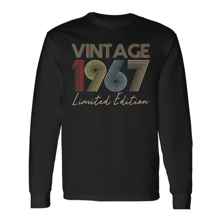 Vintage 55 Year Old 1967 55Th Birthday Long Sleeve T-Shirt Gifts ideas