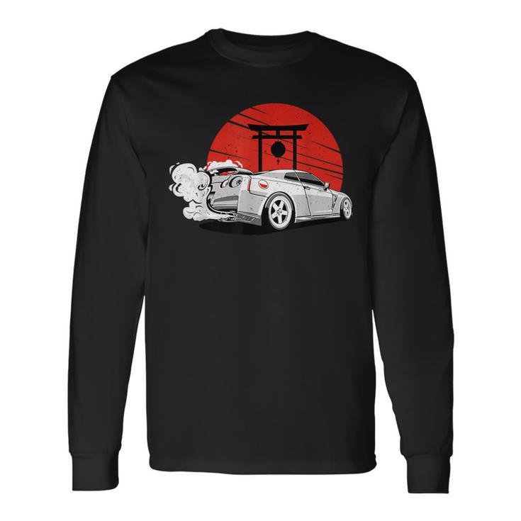 Vintage Japanese Streetcar Racing Turbo Sports Car Long Sleeve T-Shirt Gifts ideas