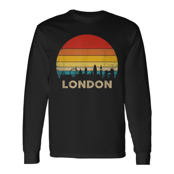 Vintage London England Souvenir T Long Sleeve T-Shirt