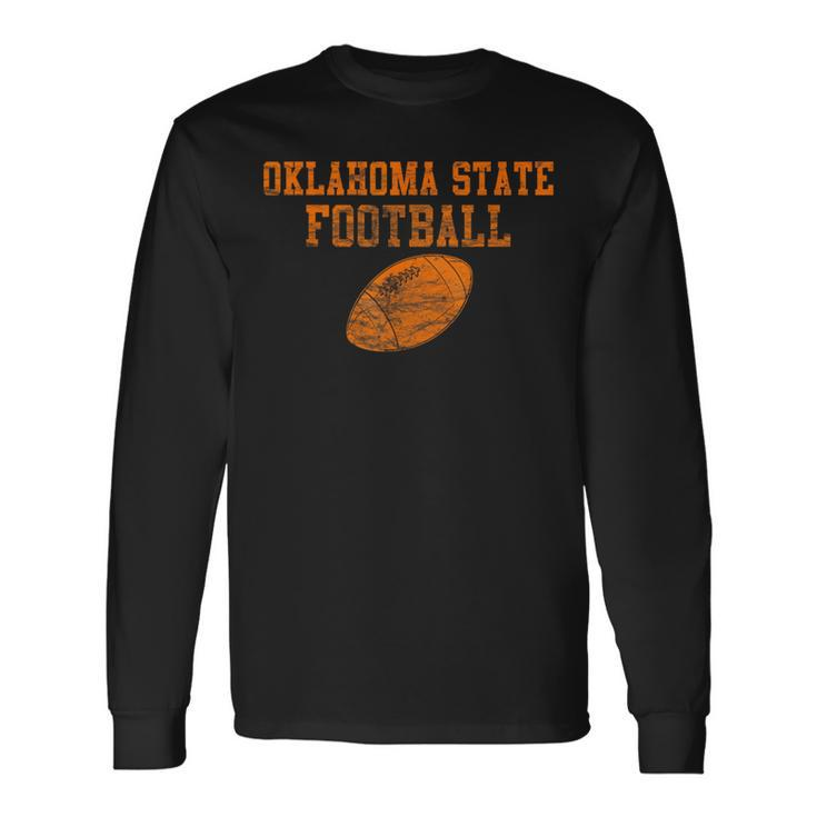 Vintage Oklahoma State Football Long Sleeve T-Shirt