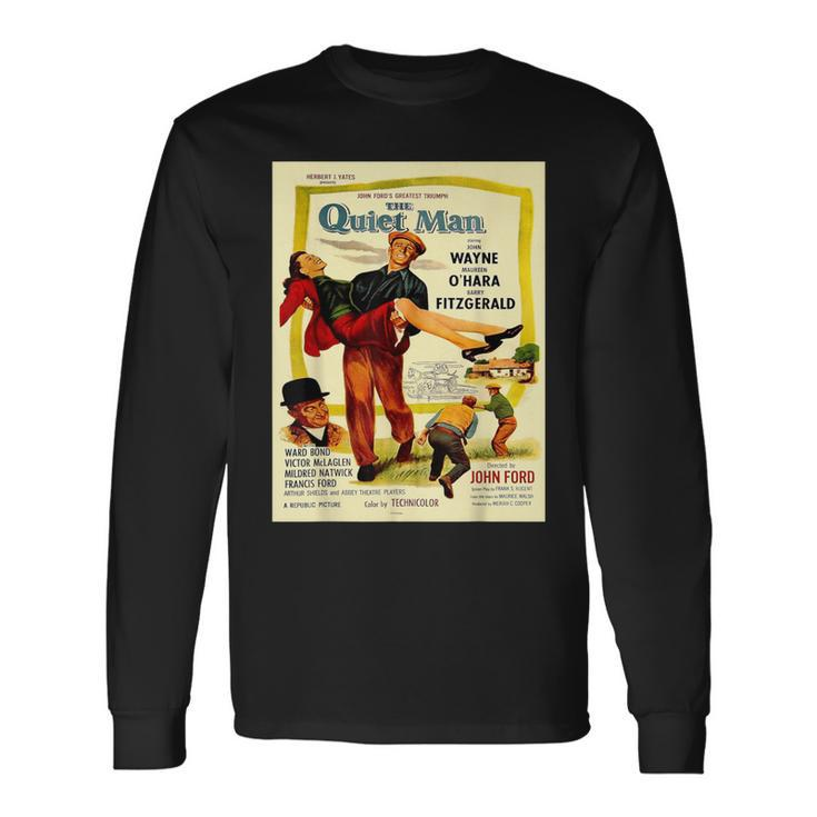 Vintage Poster The Quiet Man Long Sleeve T-Shirt