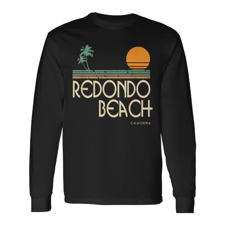 Vintage Redondo Beach California Long Sleeve T-Shirt