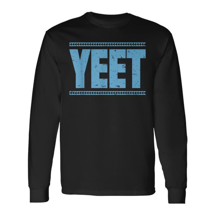 Vintage Retro Jey Uso Yeet Yeet Ww Quotes Long Sleeve T-Shirt Gifts ideas