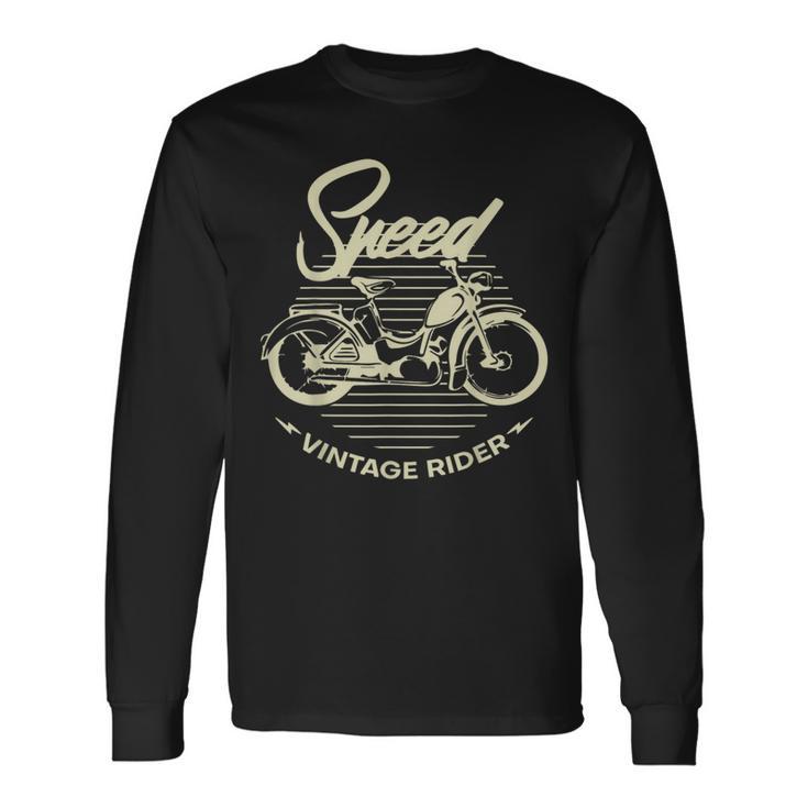 Vintage Speed Rider Simson-Sr2 Langarmshirts Geschenkideen