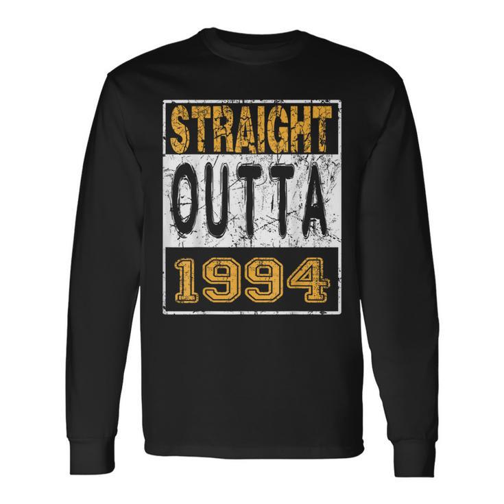 Vintage Straight Outta 1994 30Th Birthday Long Sleeve T-Shirt