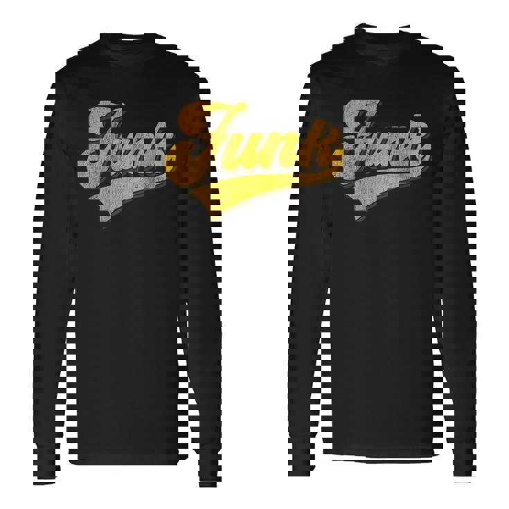 Vintage Style Soul Music Retro Dancing 80S Disco Funk Camiseta de manga larga