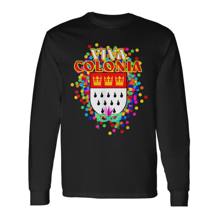 Viva Colonia Carnival Fun City Cologne Langarmshirts Geschenkideen