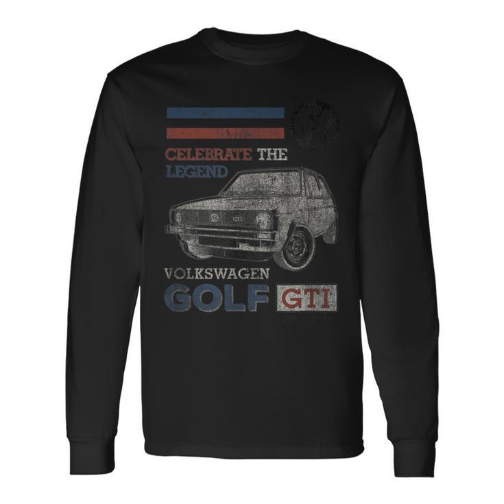 Vw Gti Legend Blue Langarmshirts Geschenkideen