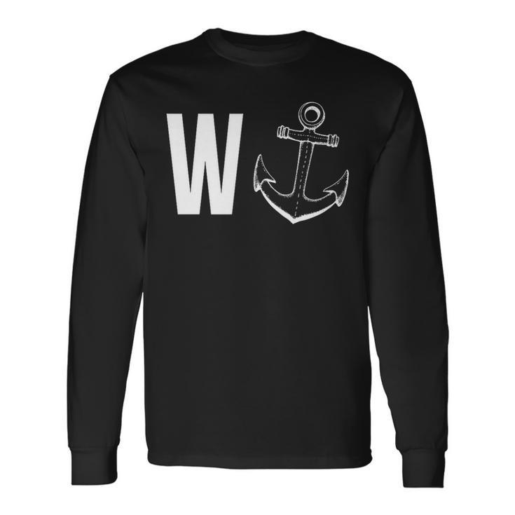 W Anchor W'anker Langarmshirts Geschenkideen