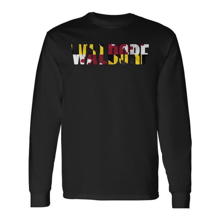 Waldorf Maryland Graphic Long Sleeve T-Shirt