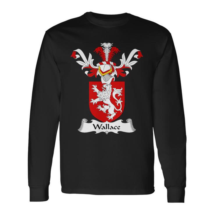 Wallace Coat Of Arms Family Crest Long Sleeve T-Shirt