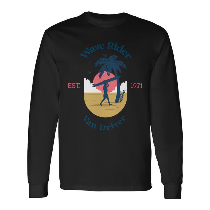 Wave Rider Van Driver Long Sleeve T-Shirt