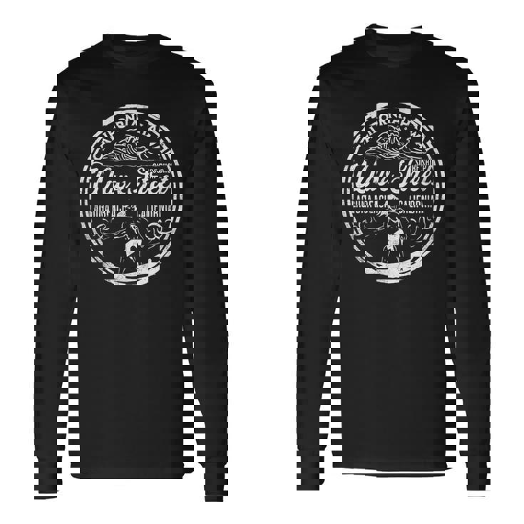 Wave Street Surf Shop Vintage Graphic Long Sleeve T-Shirt