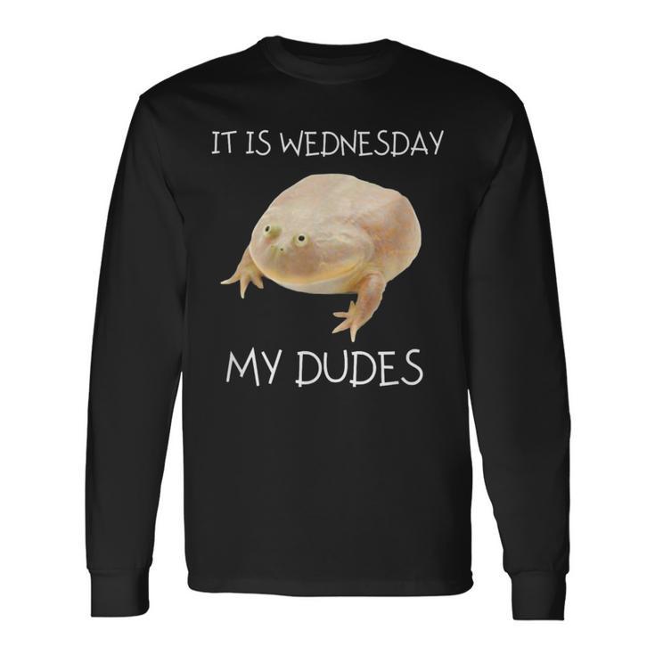 It Is Wednesday My Dudes Long Sleeve T-Shirt